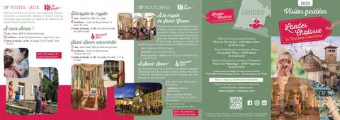 Flyer visites guidées Landes Chalosse
