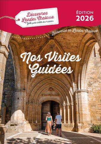 Brochure visites guidées Landes Chalosse 2026