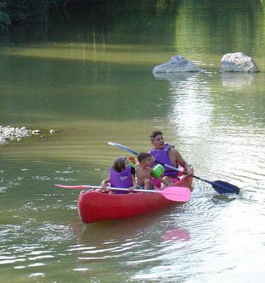 Balade en canoe dans les Landes