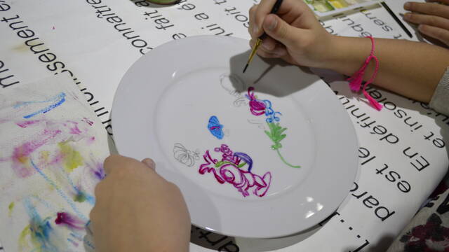 Art workshop at the china museum in Samadet