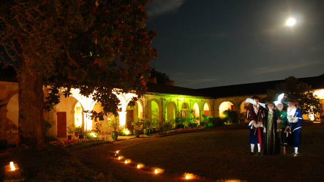 Night tour of the Château de Gaujac