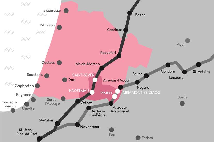 Carte St Jacques de Compostelle