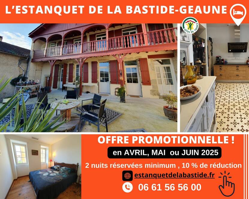 Offre séjour 2 nuits à Geaune en Tursan