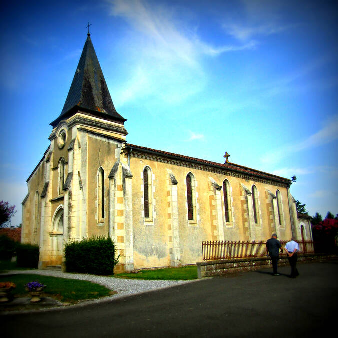 Eglise de Gousse - Sentier de l'Adour
