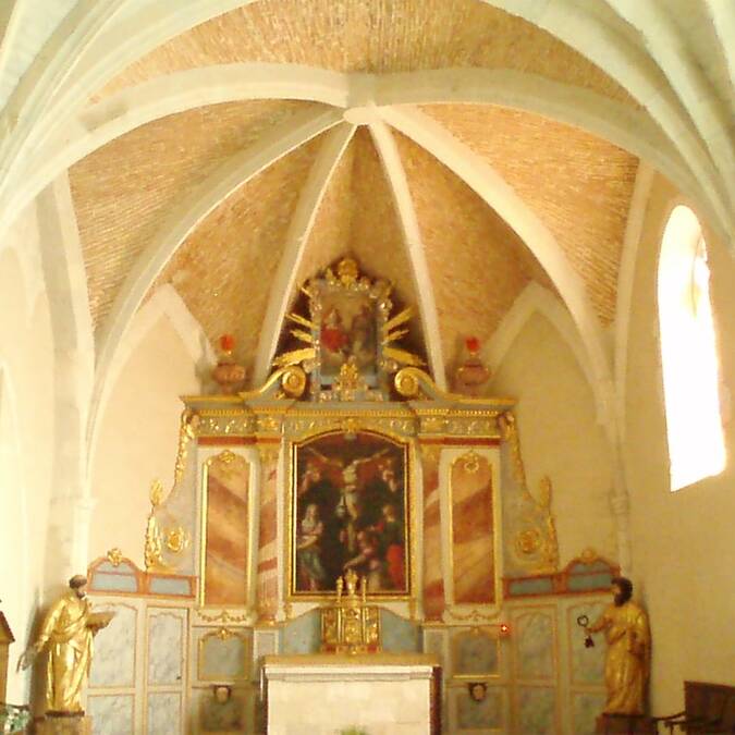 Eglise de Brocas à Montaut.