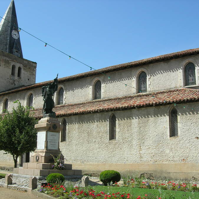 Eglise d'Amou.